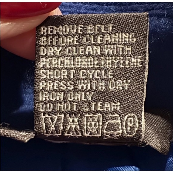 Per Se Blue Cashmere Wool Blazer Jacket Career Womens Size 10 (BR) - Picture 4 of 4